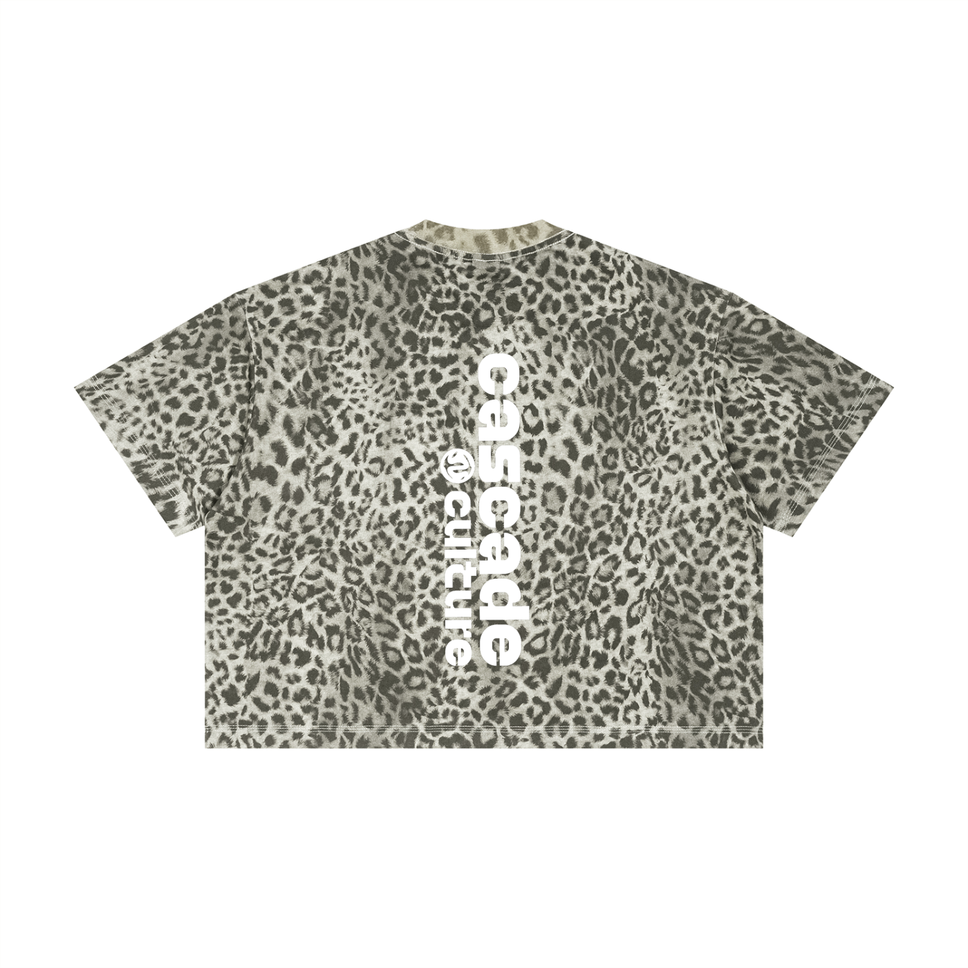 Unisex Leopard Print Boxy T-Shirt