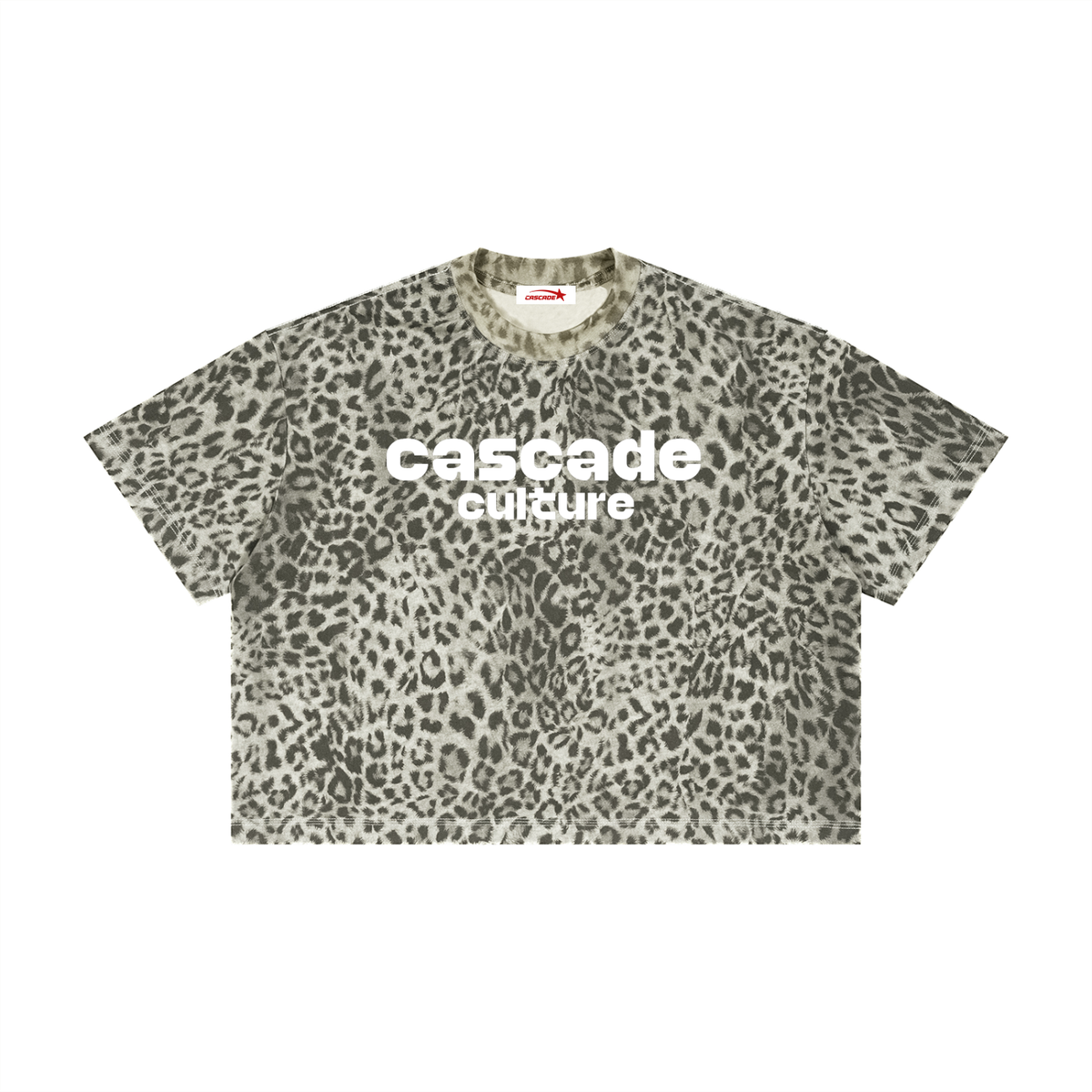 Unisex Leopard Print Boxy T-Shirt