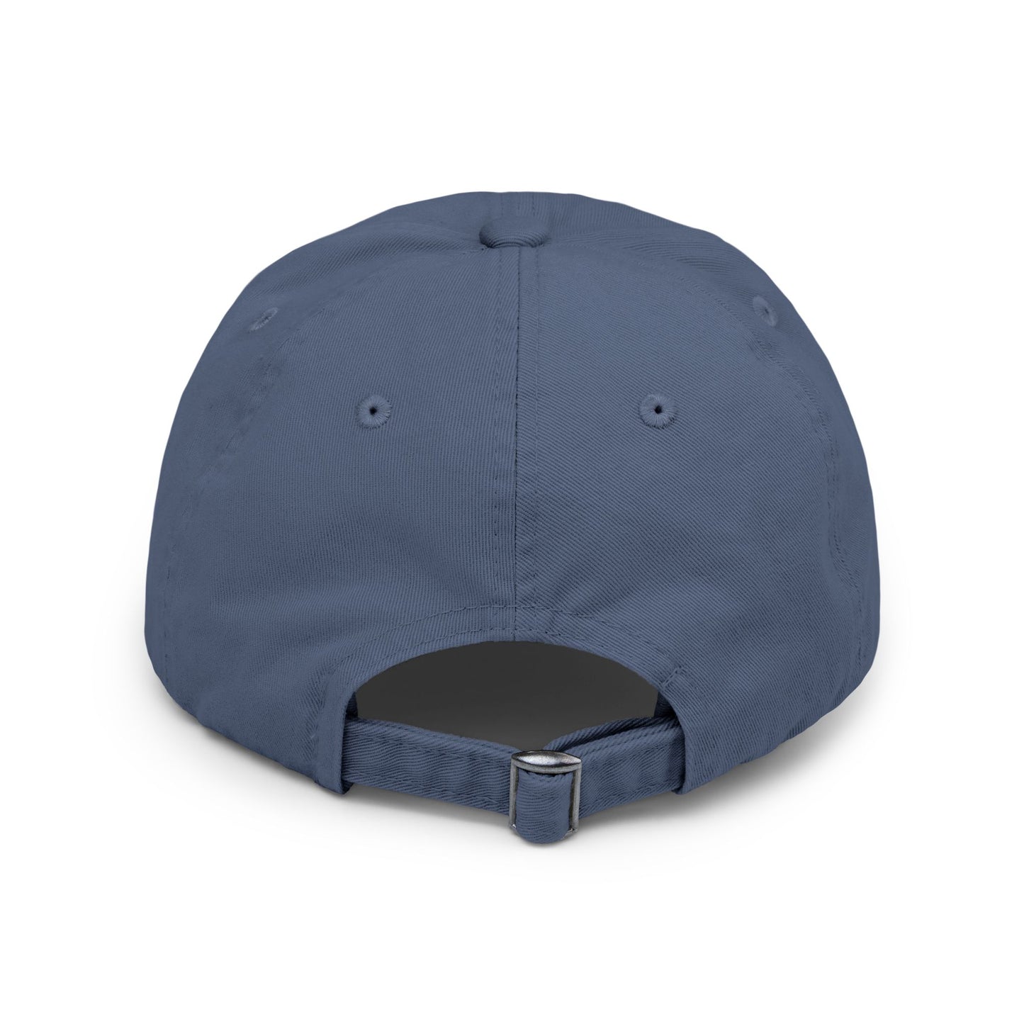 Distressed Embroidered Cap — "Cascade Culture" Script Logo