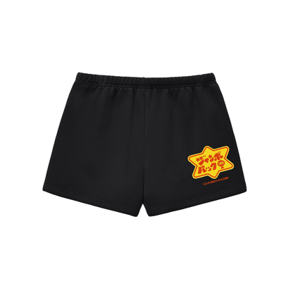 Women's Yellow Patch Cascade Sweatshorts