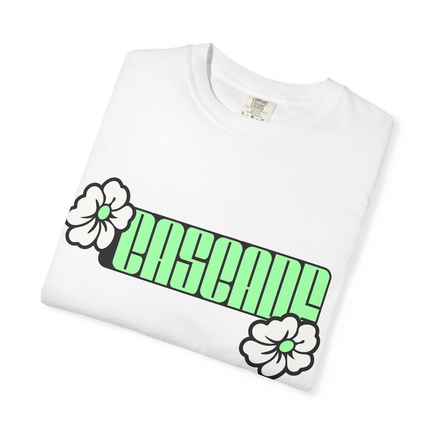 Retro Floral "CASCADE" Graphic Tee
