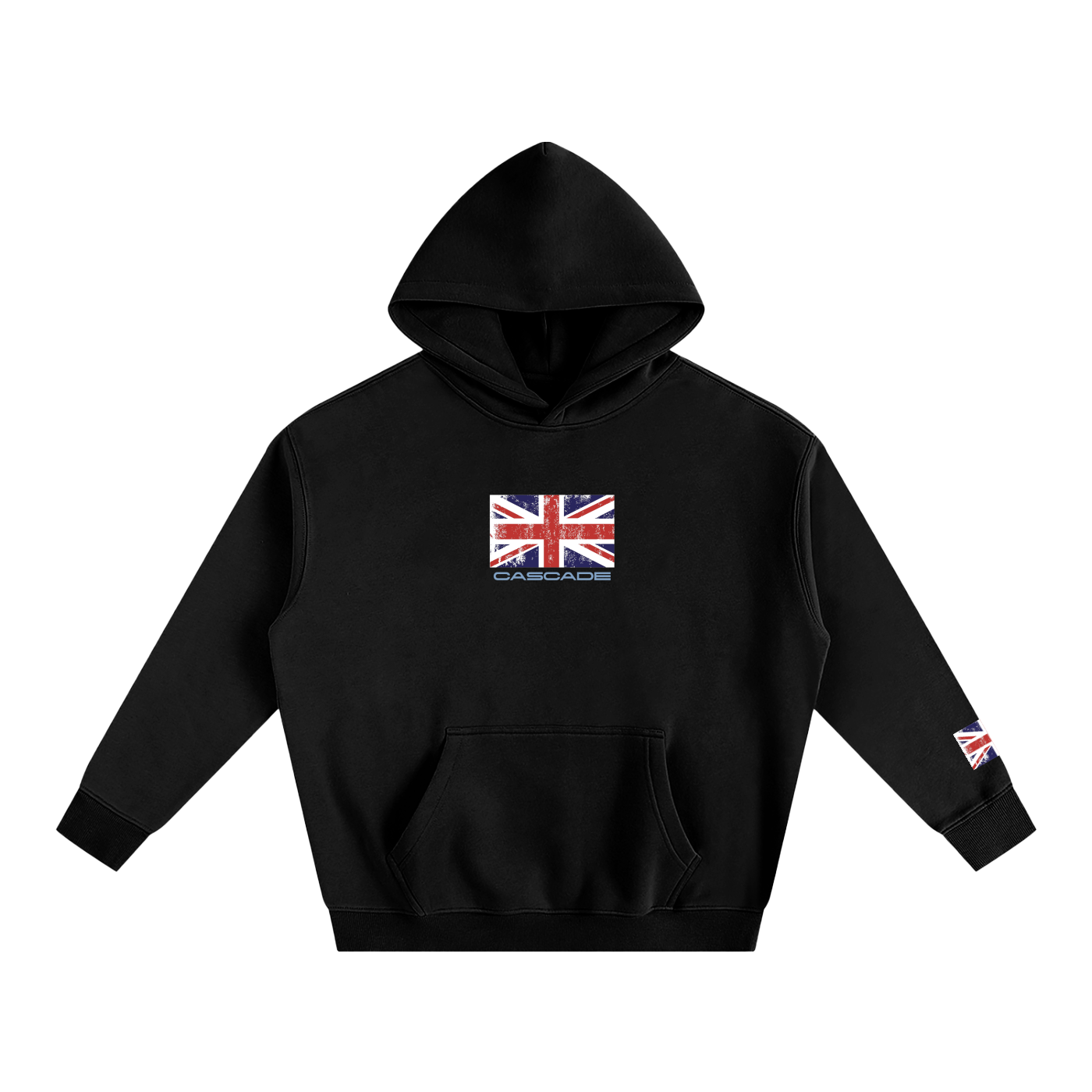 Oversize Cascade UK Fleeced Hoodie