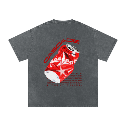 Washed Oversized Cascade Soda Can T-Shirt