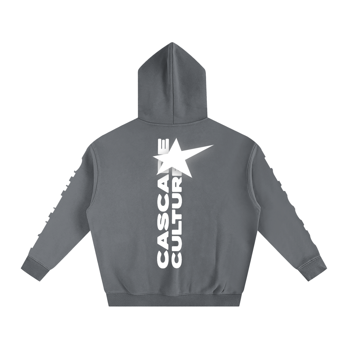 Oversize Cascade Culture Fleeced Hoodie