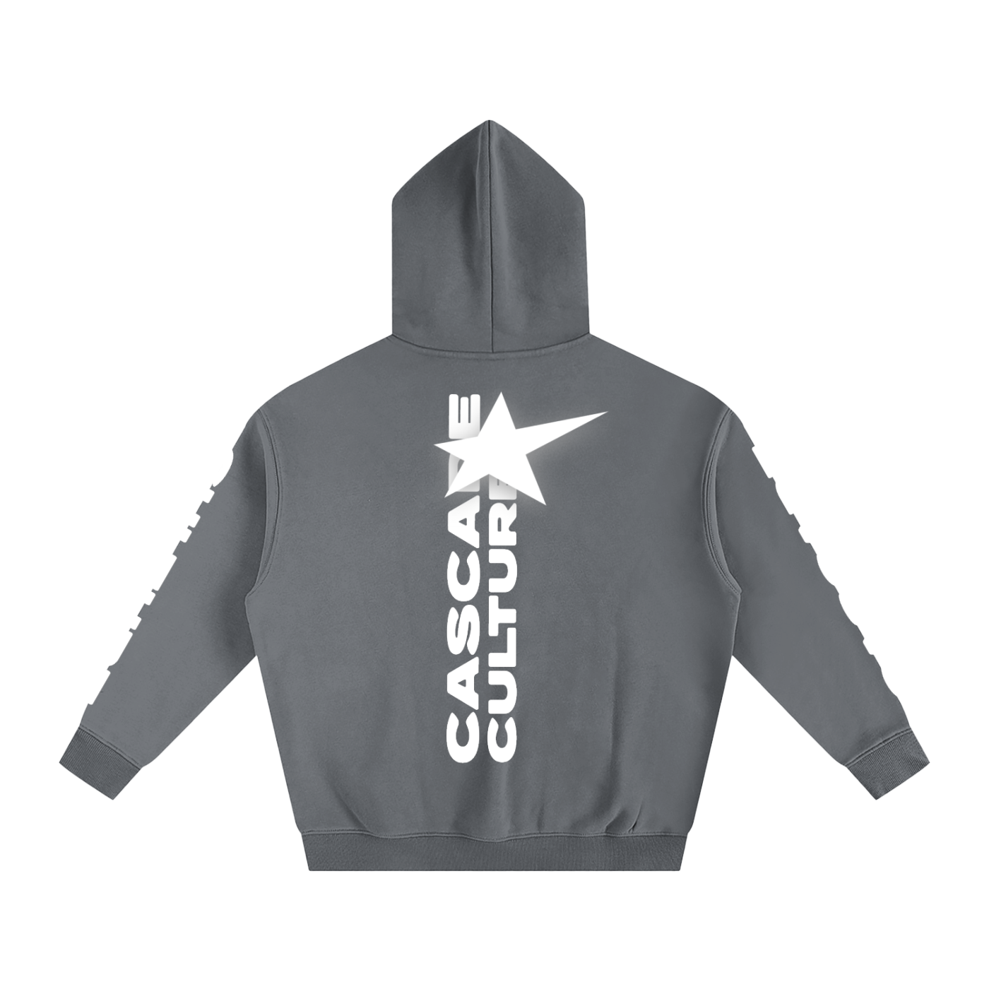 Oversize Cascade Culture Fleeced Hoodie