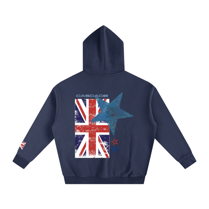 Oversize Cascade UK Fleeced Hoodie
