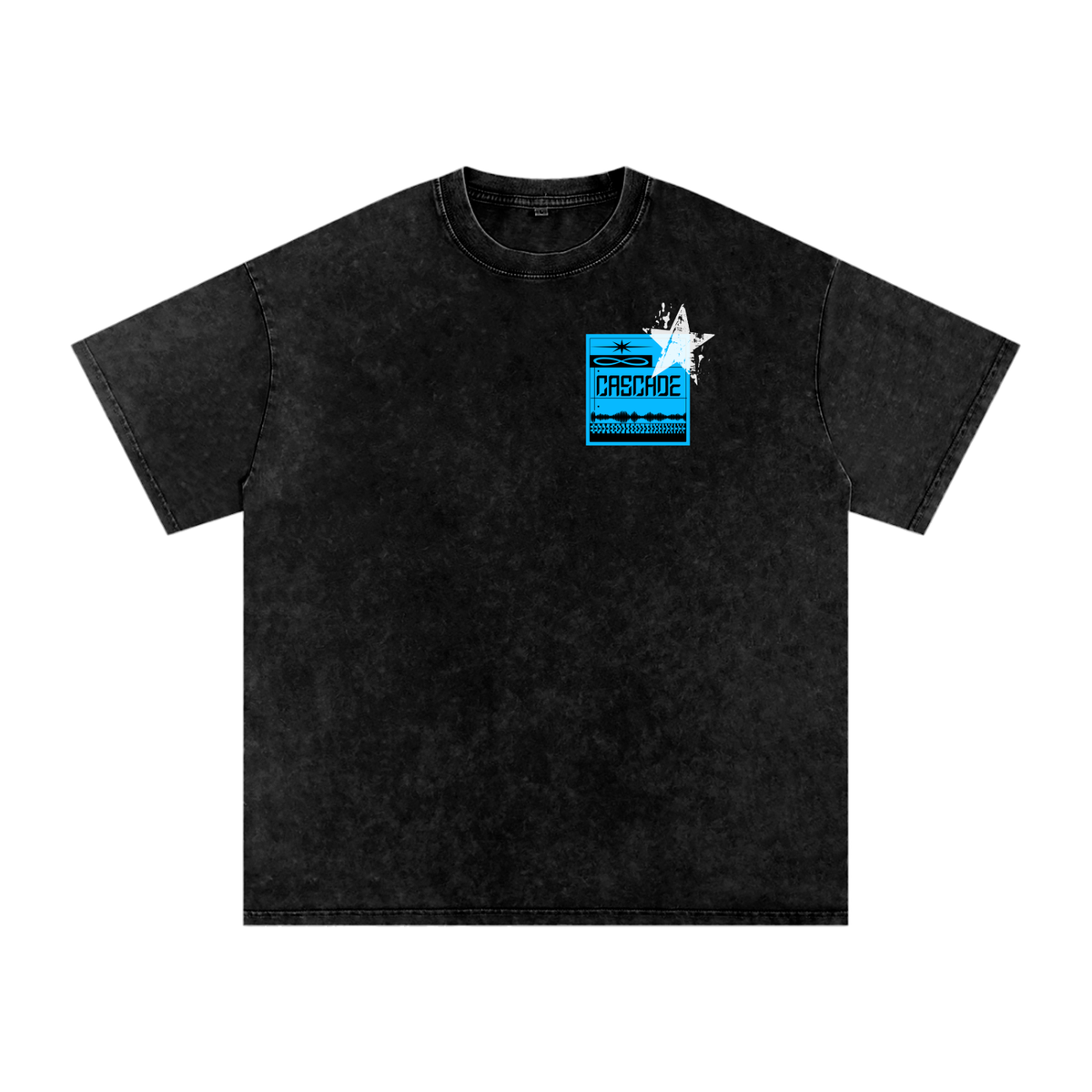 Collage Blue Cascade T-Shirt Unisex