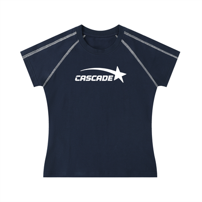 Women's Stitch Raglan Cascade T-Shirt