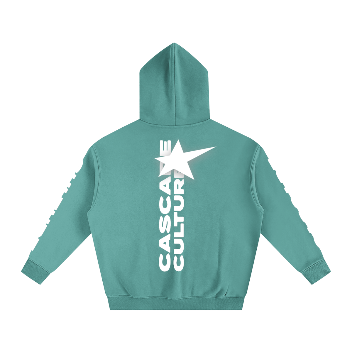 Oversize Cascade Culture Fleeced Hoodie