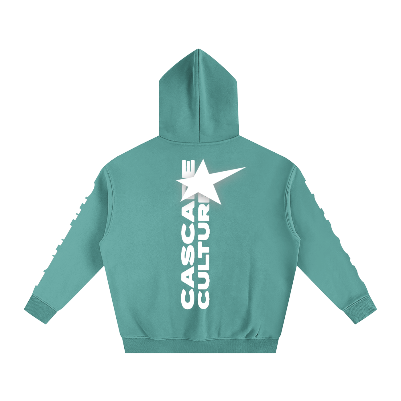 Oversize Cascade Culture Fleeced Hoodie