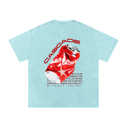 Washed Oversized Cascade Soda Can T-Shirt