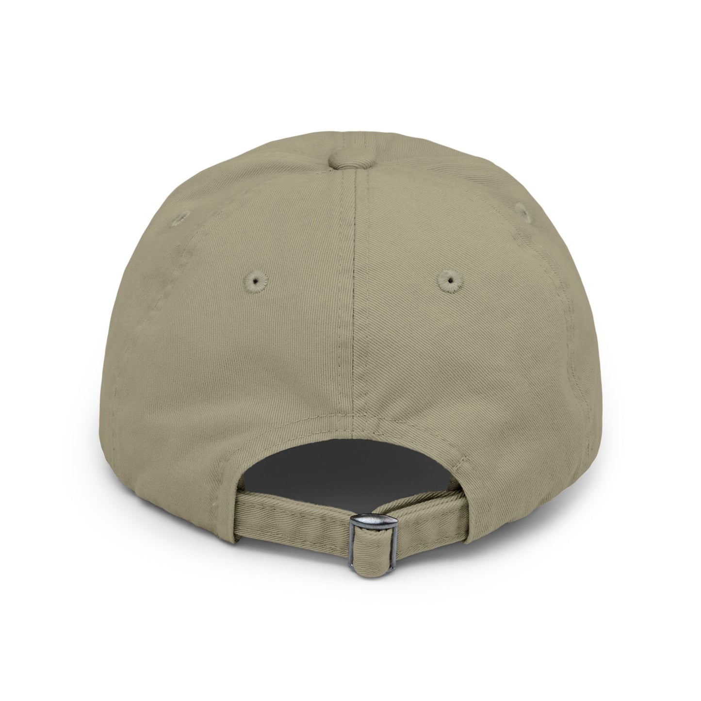 Distressed Embroidered Cap — "Cascade Culture" Script Logo