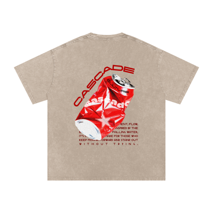 Washed Oversized Cascade Soda Can T-Shirt