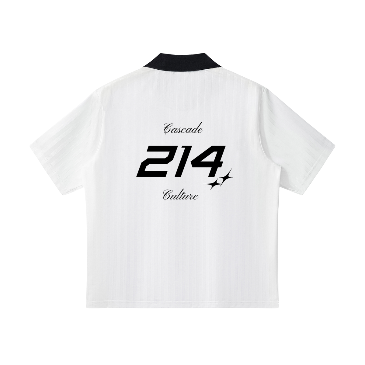 Collared Striped Cascade Soccer Jersey