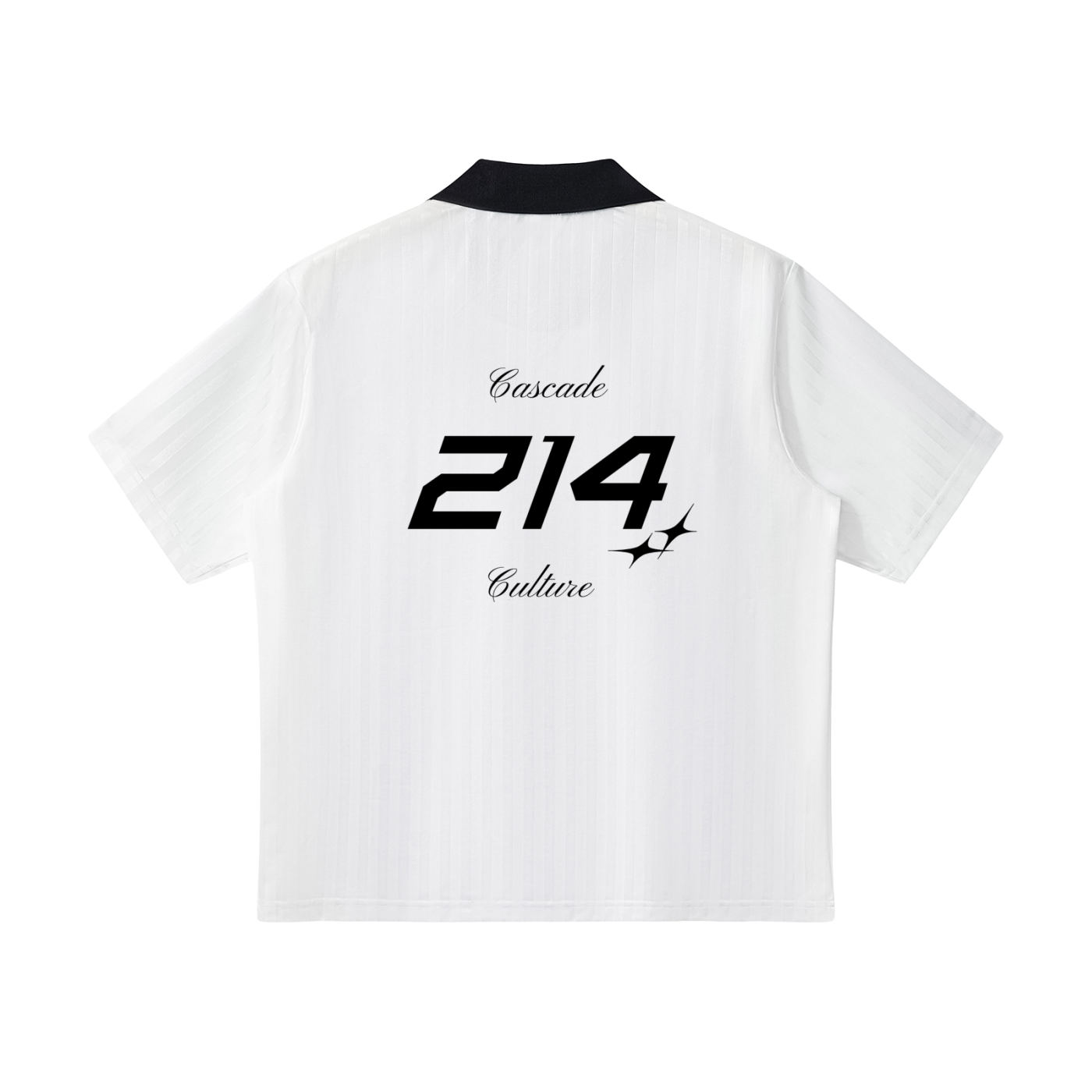 Collared Striped Cascade Soccer Jersey