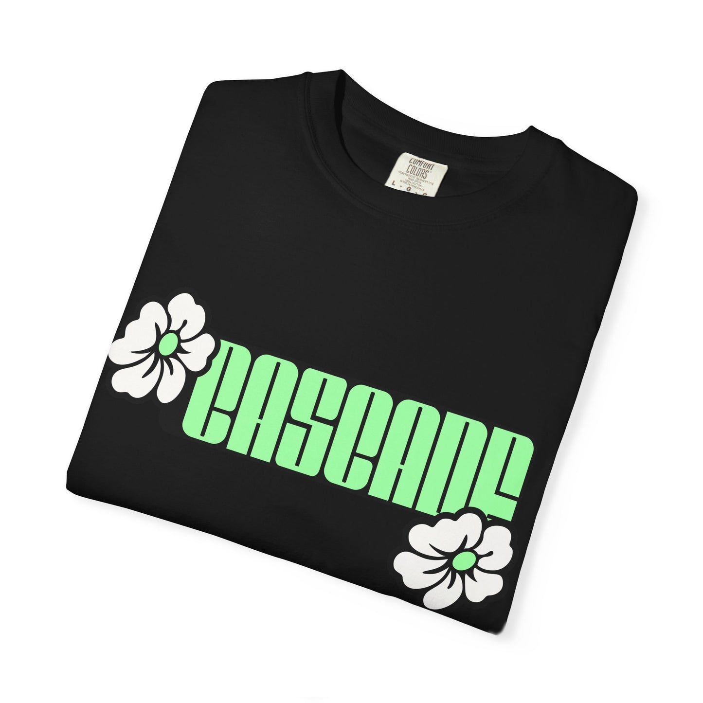 Retro Floral "CASCADE" Graphic Tee