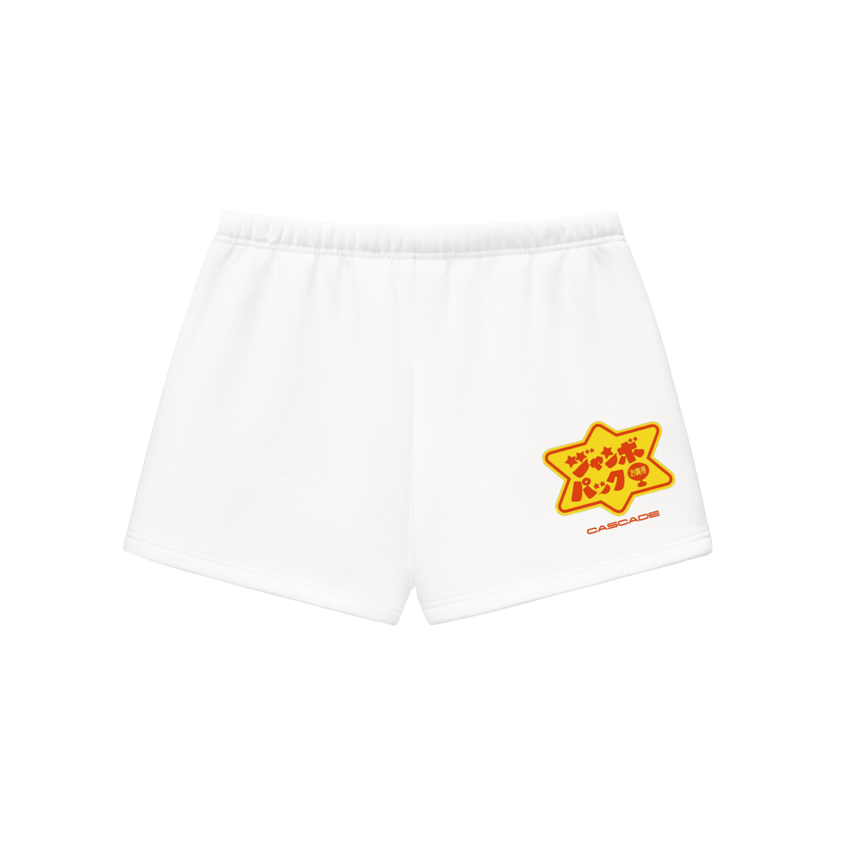Women's Yellow Patch Cascade Sweatshorts