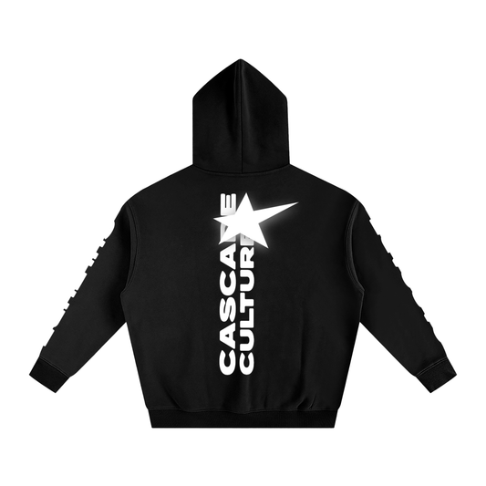 Oversize Cascade Culture Fleeced Hoodie