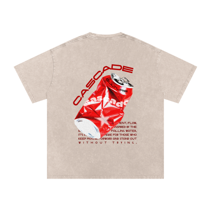 Washed Oversized Cascade Soda Can T-Shirt