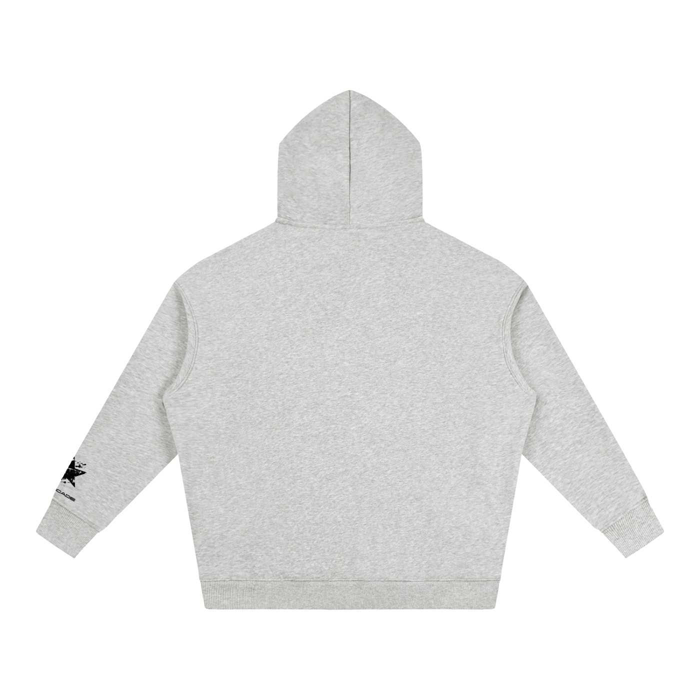 Oversize Fleeced Hoodie - Lip Print Hoodie