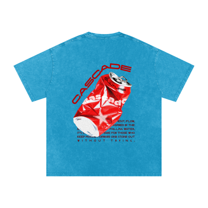 Washed Oversized Cascade Soda Can T-Shirt