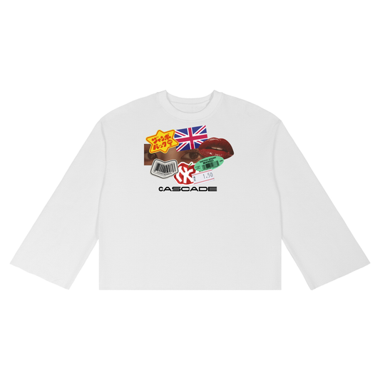 Sticker Collage Long Sleeve T-Shirt Unisex