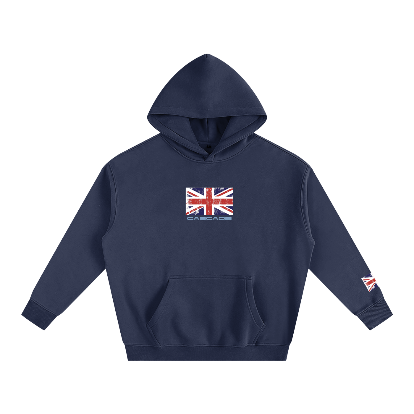 Oversize Cascade UK Fleeced Hoodie