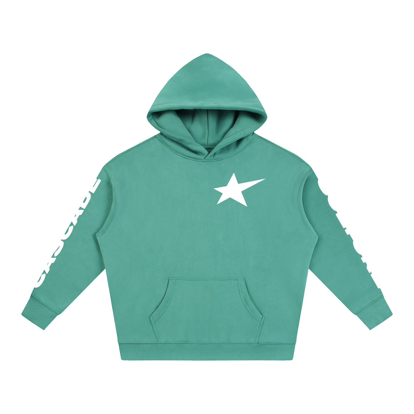 Cascade Culture Star Oversize Fleeced Hoodie
