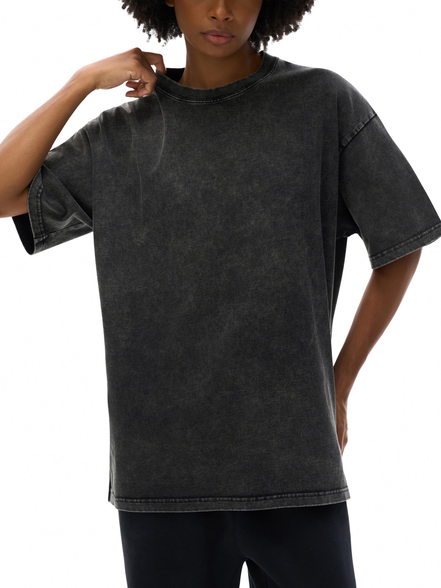Washed Oversized Cascade Bite T-Shirt