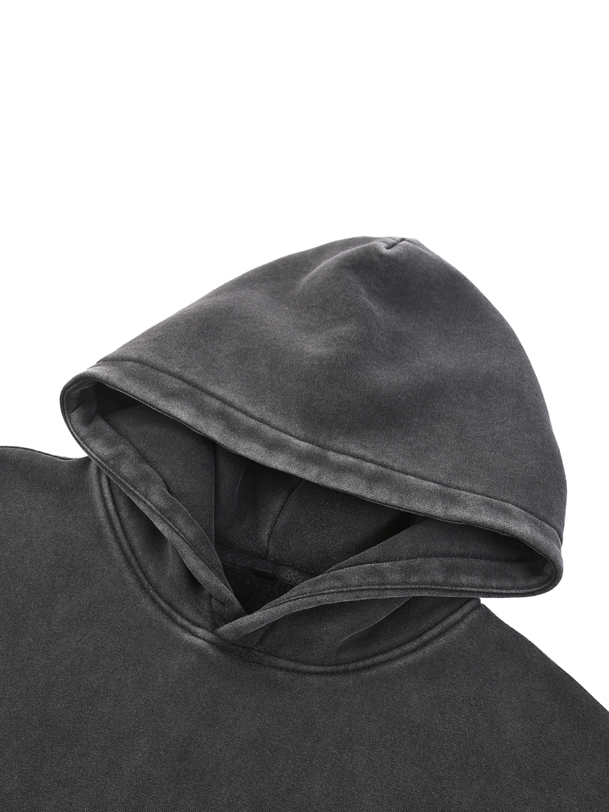 Collage Blue Oversized Fleece Cascade Hoodie