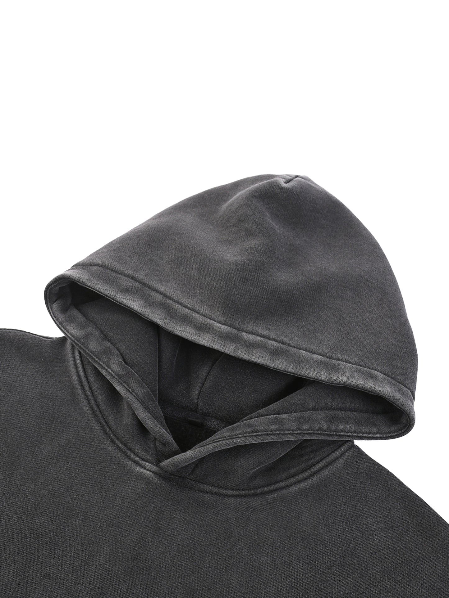 Collage Blue Oversized Fleece Cascade Hoodie